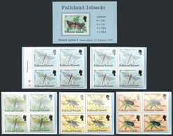 FALKLAND ISLANDS/MALVINAS: Yvert Booklet C404, 1985 Insects, Excellent Quality, Catalog Value Euros 30. - Falkland