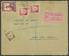 MOZAMBIQUE: Registered Cover Front Sent From Estaçao De Porto Amelia To Argentina On 3/OC/1939, Unusual Destination! - Mosambik