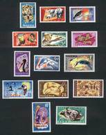 NIGERIA: Sc.184/197, Animals, Complete Set Of 14 Unmounted Values, Excellent Quality! - Nigeria (1961-...)