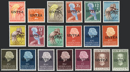 NETHERLANDS NEW GUINEA: Yvert 1/19, 1962 Complete Set Of 19 Overprinted Values, VF Quality! - Nuova Guinea Olandese