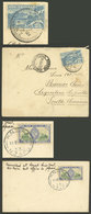 NEW ZEALAND: Cover Sent To Argentina In 1901 Franked With 2½p., And Another Cover Of 1946 With Cancel Of An Airbase In J - Otros & Sin Clasificación