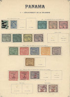 PANAMA: Old Collection On Yvert Album Pages (1878/1960), With Some Good Stamps And Interesting Sets, Fine To VF General  - Panama