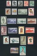 PAPUA NEW GUINEA: Yvert 18/40, Typical Costumes, Animals, Landscapes, Etc., Complete Set Of 23 Unmounted Values, Excelle - Papua-Neuguinea