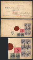PERU: Cover Of The Consular Service Of Peru Sent By Registered Mail From Lima To England On 24/JUL/1903, Franked On Reve - Peru
