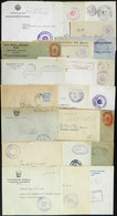 PERU: 22 Official Covers Used Between 1929 And 1960 With Various Franchises, Interesting Marks, Some Applied On Back (mo - Perú