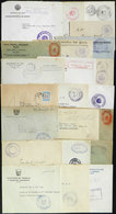 PERU: 22 Official Covers Used Between 1929 And 1960 With Various Franchises, Interesting Marks, Some Applied On Back (mo - Pérou