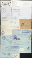 PERU: 11 Covers Posted By The Embassies Of Various Countries In Lima Between 1931 And 1961, All With Diplomatic Postal F - Perù