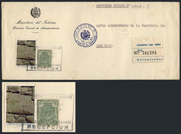PERU: Official Cover Of The Ministry Of The Interior Sent From Cajamarca To Celendin On 15/NO/1972 With Interesting Post - Perú