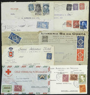PORTUGAL: 7 Covers + 2 Fronts Sent To Argentina In Varied Periods, There Are Nice Frankings! - Other & Unclassified