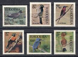 RHODESIA: Sc.304/9, Birds, Complete Set Of 6 Unmounted Values, Excellent Quality! - Altri - Africa