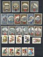 ROMANIA + RUSSIA: Stockbook With Lot Of VERY THEMATIC Stamps, Sets And Souvenir Sheets, Mint Never Hinged And Of Excelle - Andere & Zonder Classificatie