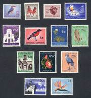 SOUTH AFRICA: Sc.248/260, Flowers, Birds, Etc., Complete Set Of 13 Unmounted Values, Excellent Quality! - Other & Unclassified