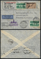 SWITZERLAND: Cover Sent By ZEPPELIN To Argentina On 21/JUN/1934, Franked With Fr.2.30, With Special Handstamp Of The Fli - Other & Unclassified