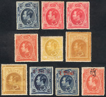 THAILAND: 10 Stamps Of 1883, 1885 And 1889 (overprinted), Mint Original Gum, Very Fine Quality! - Thailand