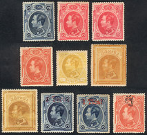 THAILAND: 10 Stamps Of 1883, 1885 And 1889 (overprinted), Mint Original Gum, Very Fine Quality! - Thaïlande