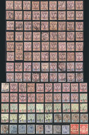 THAILAND: Lot Of Several Hundreds Overprinted Stamps, Issued Between 1892 And 1910 Approximately, VF General Quality. Co - Thailand