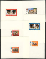 TOGO: 6 Deluxe Proofs Of Various Stamps, VERY THEMATIC, Very Fine Quality! - Togo (1960-...)