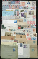 WORLDWIDE: Lot Of 43 Used Covers, Postcards, Postal Stationeries (used Or Mint), Etc., Some With Minor Defects, Others O - Otros & Sin Clasificación