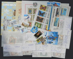 WORLDWIDE: Lot Of Sets And High Values, Most MNH And Very Thematic, Very Fine General Quality. Yvert Catalog Value Euros - Andere & Zonder Classificatie