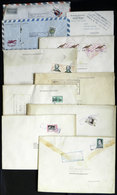 URUGUAY: 10 Covers Sent From Montevideo To Buenos Aires Between 1965 And 1970, All By Messenger Service, With Franking ( - Uruguay