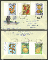 VIETNAM: Cover Sent To Argentina In 1980 With Nice Postage, VF Quality! - Viêt-Nam