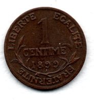 Dupuis  -  1 Centime 1899  -  état  TTB - A. 1 Centesimo