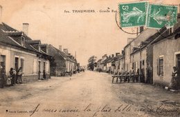 S1708 Cpa 18 Thaumiers - Grande Rue - Thaumiers