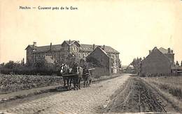 Néchin - Couvent Près De La Gare (animée, Attelage, Engin Agricole 1920, Edit. O Chevalier) - Tournai