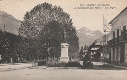 Delcampe - Isère : BOURG D'OISANS : Le Monument Aux Morts - Les Alpes ( Militaire ) - Bourg-d'Oisans
