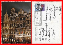 CPSM/gf  BRUXELLES (Belgique)  Un Coin De La Grand'Place...*1903 - Bruxelles La Nuit