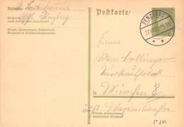 MiNr. P199 Ortsstempel Penzberg 1932 - Cartoline