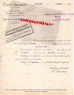 86- POITIERS- LETTRE CREDIT LYONNAIS- 1929 - BERNIER ARTHUR GRAINS AIRVAULT - Bank En Verzekering
