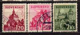 Slowakei / Slovakia, 1941, Mi 81-82; 84, Gestempelt  [060419XXV] - Used Stamps