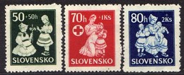 Slowakei / Slovakia, 1943, Mi 112-114 ** [060419XXV] - Nuovi