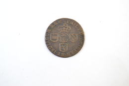 Monnaie Espagnole Espagne 1730 Felipe V Coins Bronze - Monnaies Provinciales