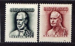 Slowakei / Slovakia, 1944, Mi 132-133 * [060419XXV] - Nuevos