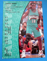 ASHRAF AMAYA CARDS NBA FLEER 95-96 N 339 GRIZZLIES - Sonstige & Ohne Zuordnung