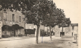 Cpa Coulonges Sur L'autize Rue De Fontenay Café De France - Coulonges-sur-l'Autize