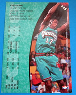 CHRIS KING  CARDS NBA FLEER 1996 N 345 GRIZZLIES - Otros & Sin Clasificación