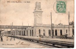 Cpa Juvisy Sur Orge, La Gare. - Juvisy-sur-Orge