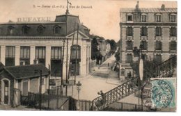 Cpa Juvisy Sur Orge, Rue De Draveil. - Juvisy-sur-Orge