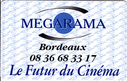 Cinécarte Megarama Bordeaux - Kinokarten