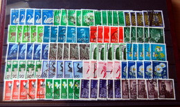Japon Japan - 100 (20x5) Definitive Issues Stamps Used - Verzamelingen & Reeksen