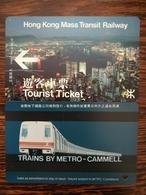 Metro Ticket,tourist Souvenir Ticket,Hong Kong's Harbour Night View,used(earlier Card) - Hongkong