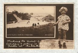 RP THE PULLOVER & SEA FRONT MABLETHORPE LINCOLNSHIRE DON LION USED DONCASTER 1927 - Altri & Non Classificati
