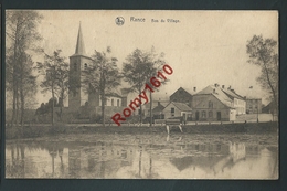 RANCE. (Sivry-Rance) Le Bas Du Village.Voyagée En 1924, Griffe Rance Au Dos. 2 Scans - Sivry-Rance