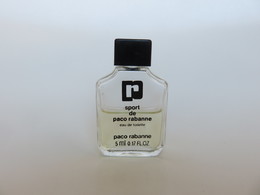 Sport - Paco Rabanne - Eau De Toilette - 5 ML - Miniaturen Flesjes Heer (zonder Doos)