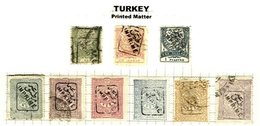 TURKEY, Discount Sale, Printed Matter, Yv 2/4, 7/11, */o M/U, F/VF, Cat. € 2,400 - Newspaper Stamps