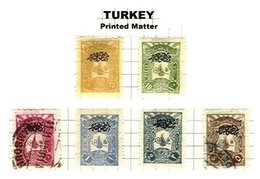 TURKEY, Discount Sale, Printed Matter, Yv 29/34, */o M/U, F/VF, Cat. € 135 - Timbres Pour Journaux