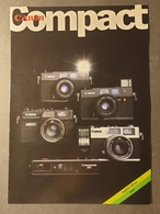 CAMERA PHOTO CATALOGUE Advertising 1978 COMPACT CANON - 12 Pages - English Lang. - Appareils Photo